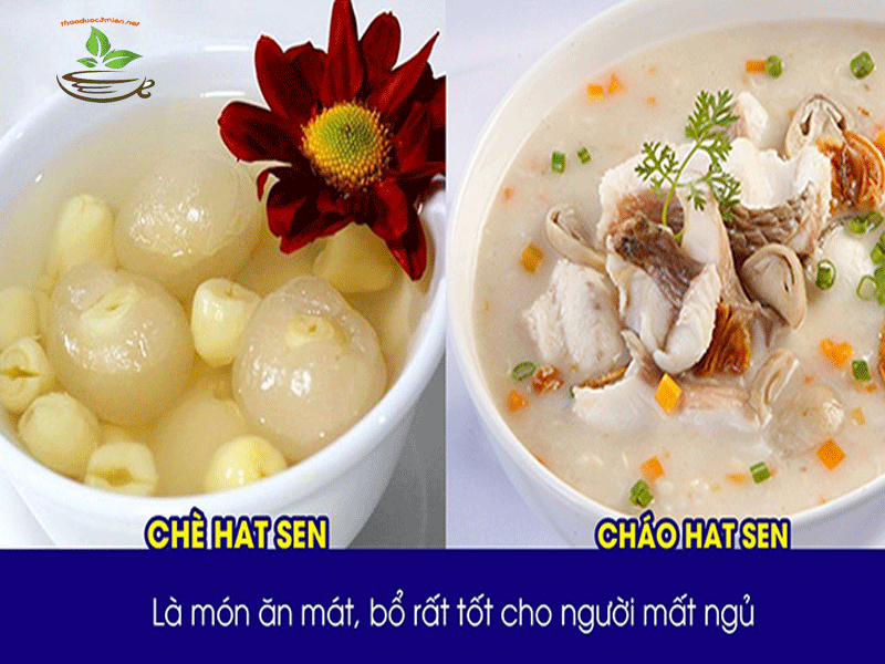 Ăn hạt sen dễ ngủ