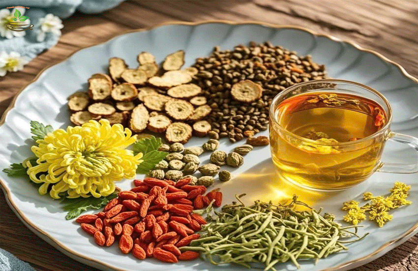 bà bầu dùng được hoa cúc khô