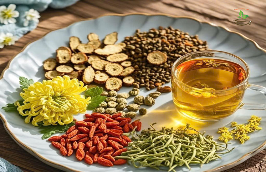 các loại thảo mộc mát gan