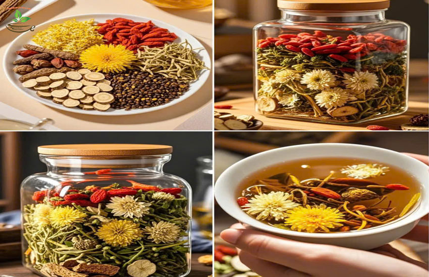 cách mix trà hoa trị ho