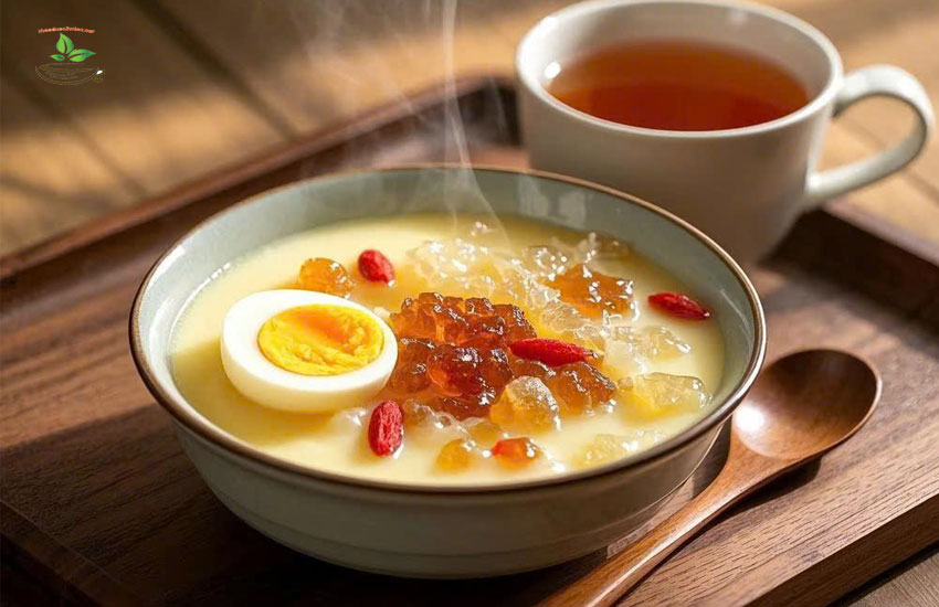 cách nấu chè nhựa đào