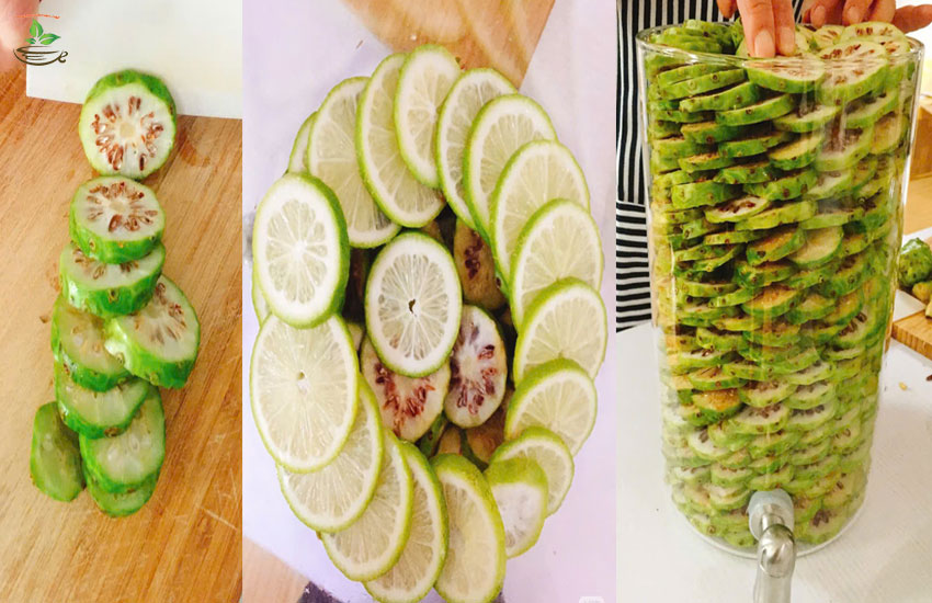 cách ngâm rượu trái nhàu