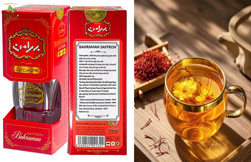 cách uống nhuỵ hoa nghệ tây