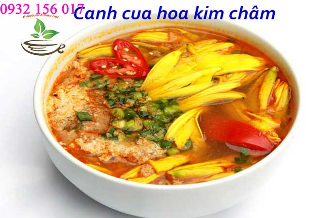 cách chế biến hoa kim châm