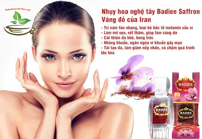 Công dụng của trà nhụy hoa nghệ tây