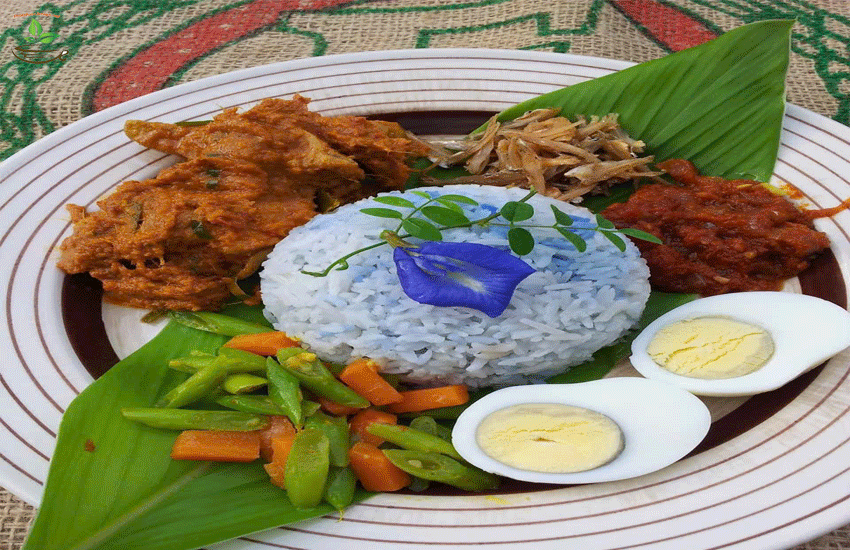 giá trà hoa đậu biếc