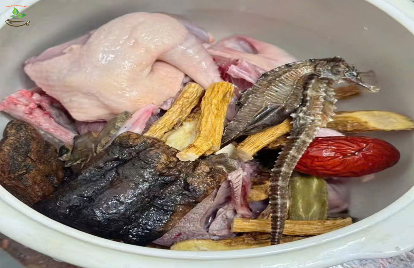 món ăn cá ngựa trị hen suyễn