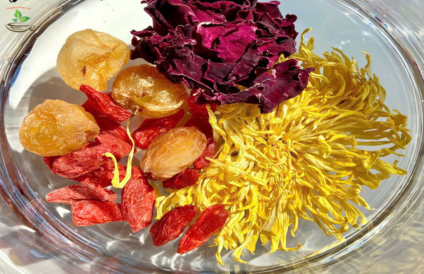 mix trà hoa uống dễ ngủ