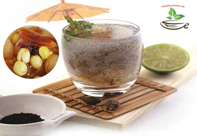 nấu hạt đười ươi với hạt é