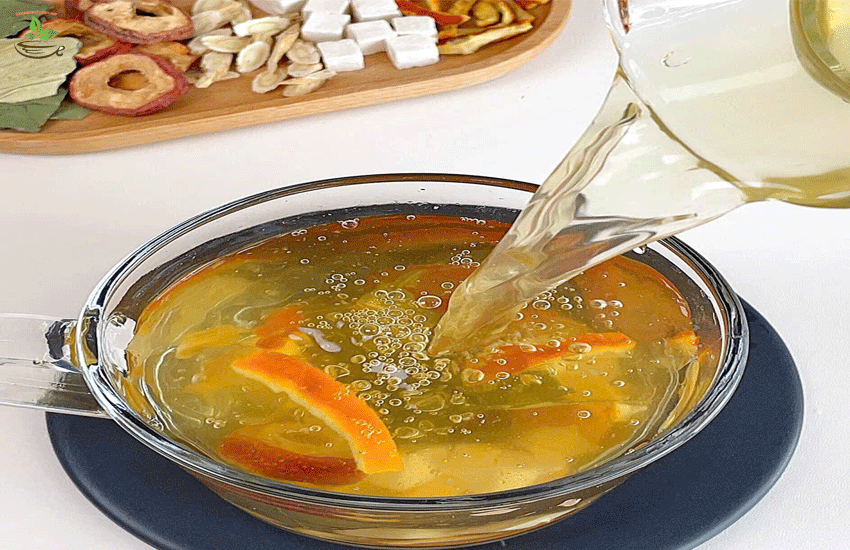 pha trà thảo mộc giảm cân