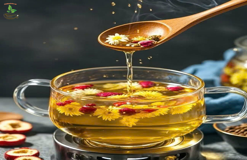 trà hoa cúc trị mất ngủ kinh niên