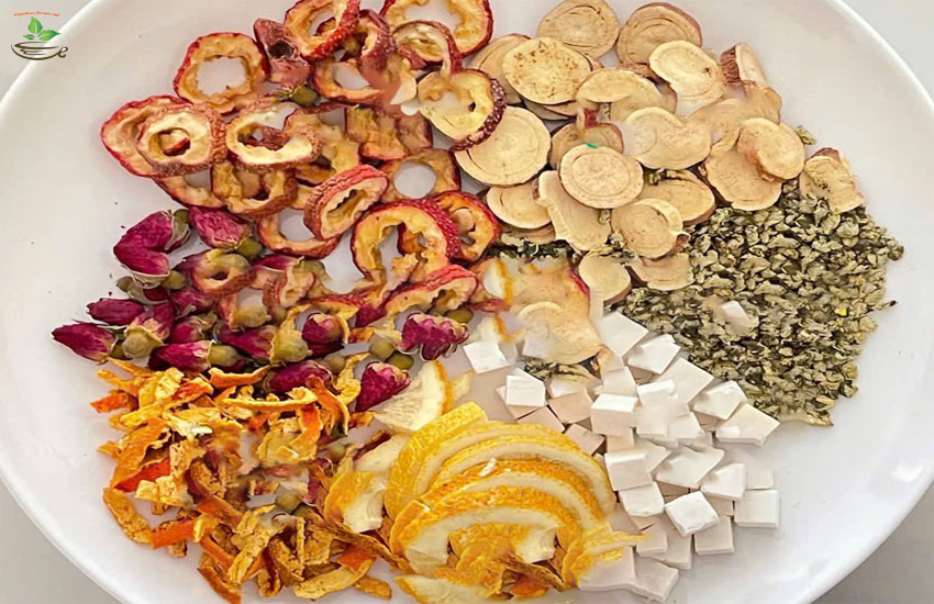 trà thảo mộc giảm mỡ máu