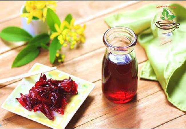 trà hoa atiso đỏ bụp giấm