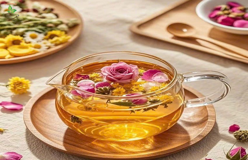 uống trà hoa tốt cho sức khoẻ