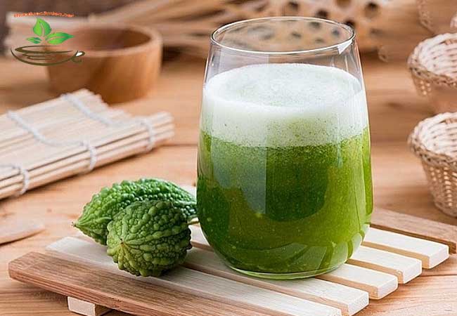 uống khổ qua mướp đắng mát gan giải nhiệt