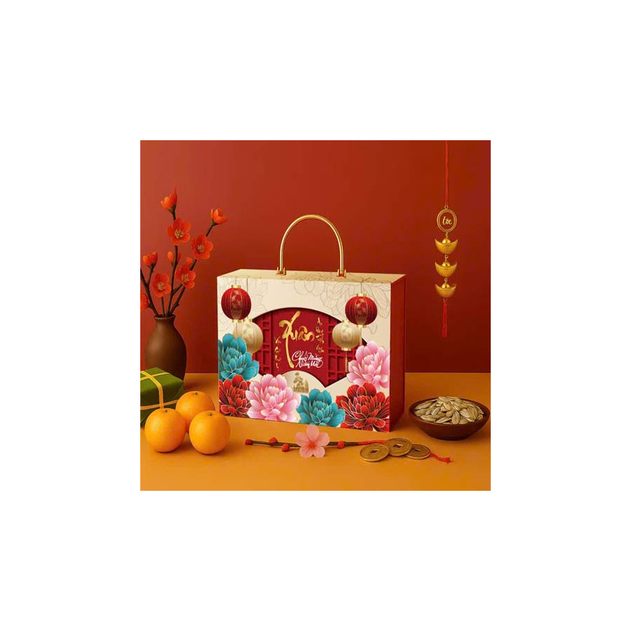 Giỏ quà biếu tết, quà biếu, quà tặng trà hoa thảo mộc cao cấp và ý nghĩa được nhiều người ưa chuộng